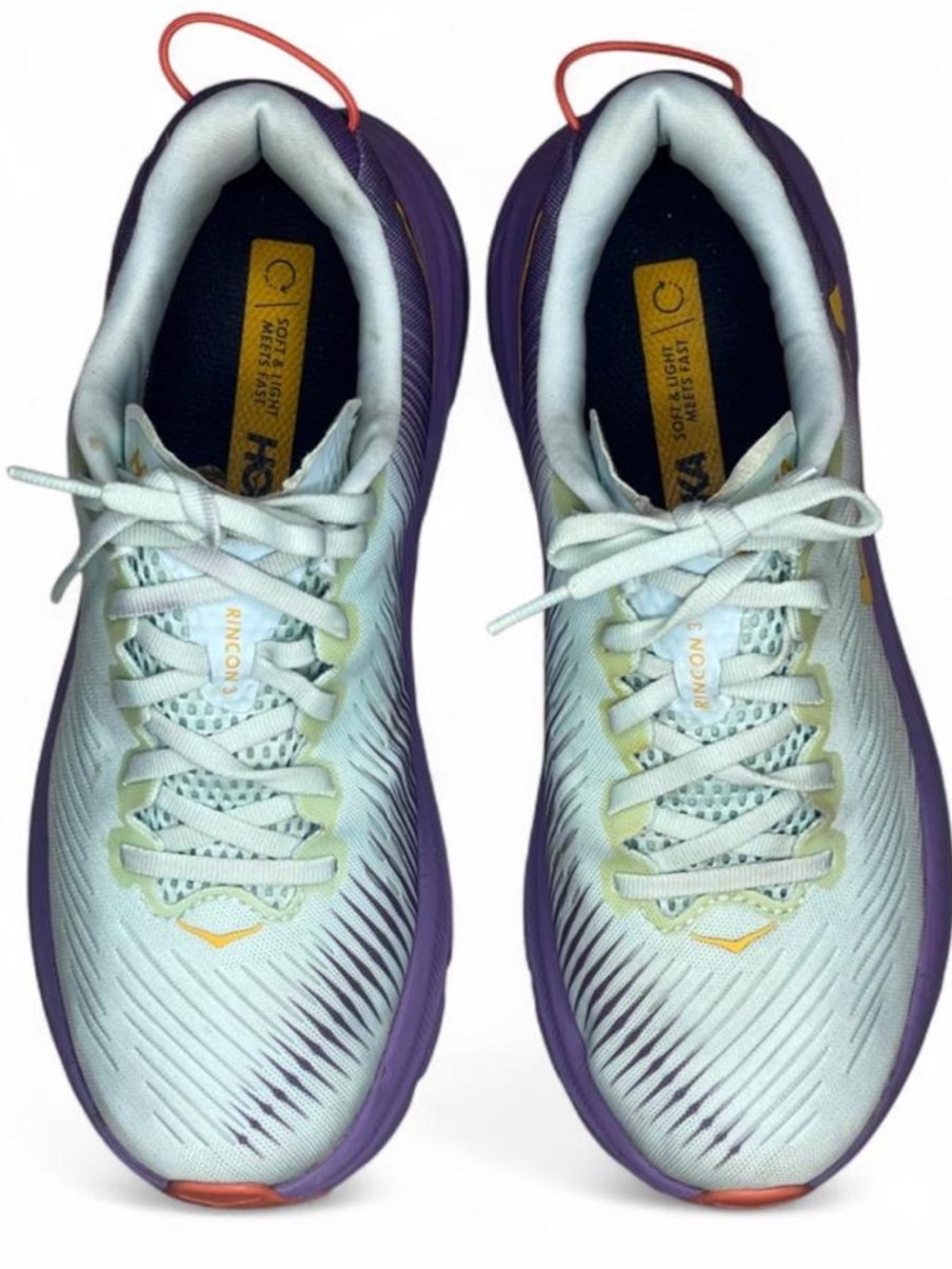 HOKA Rincon 3 Womens Running Shoes Size 8 B Lightweight Athletic Sneakers